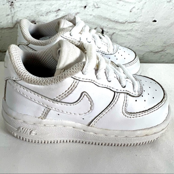Nike Other - Nike Air Force 1 White Low Sneakers Size 4.5 Toddler Kids Baby